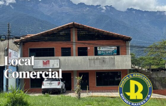 EN ALQUILER LOCAL COMERCIAL EN LA AV LOS PRÓCERES SECTOR SANTA BARBARA MÉRIDA – VENEZUELA